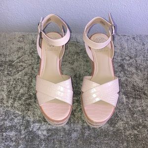 VINCE CAMUTO Women’s Size 9.5 Martinda Espadrille Shoes! EC! See pics! Pink!